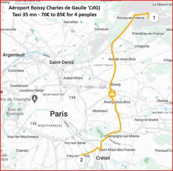 Maison Cosy 15 Mn Paris - Linges Hotel Confort Vitry-sur-Seine Eksteriør bilde